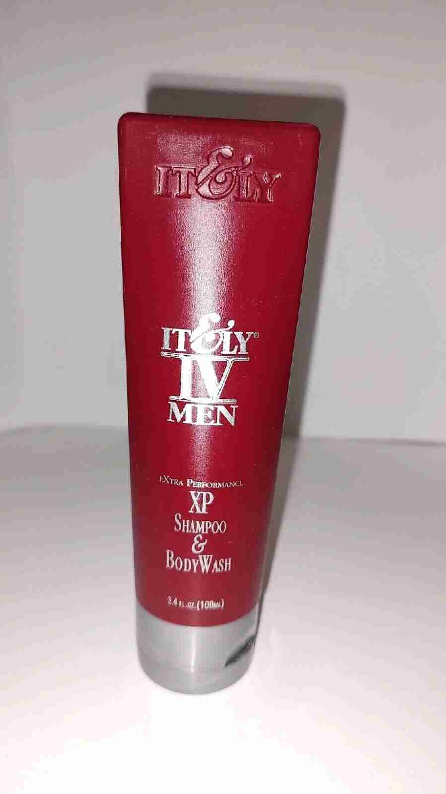 IT&LY (ITELY) IV MEN Extra Performance XP SHAMPOO & BODY WASH ~ 3.4 oz. / 100 mL