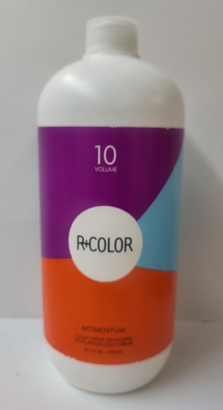 R+COLOR MOMENTUM 10 VOLUME ~ LIQUI-CREME DEVELOPER ~ 30.4 fl. oz.  Bottle