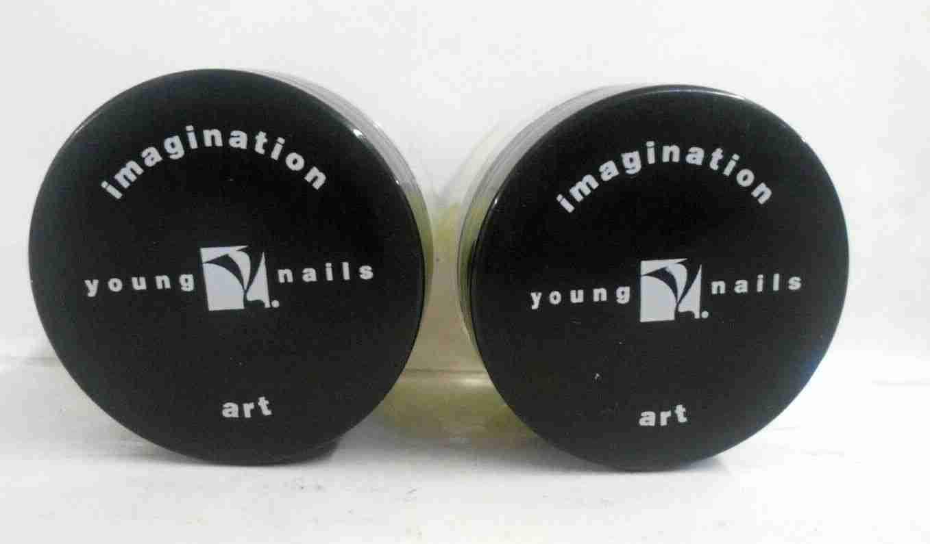 Imagination YOUNG NAILS ART POWDER LIME NAIL ART ~ Lot Of 2 ~ .17 g Each!!