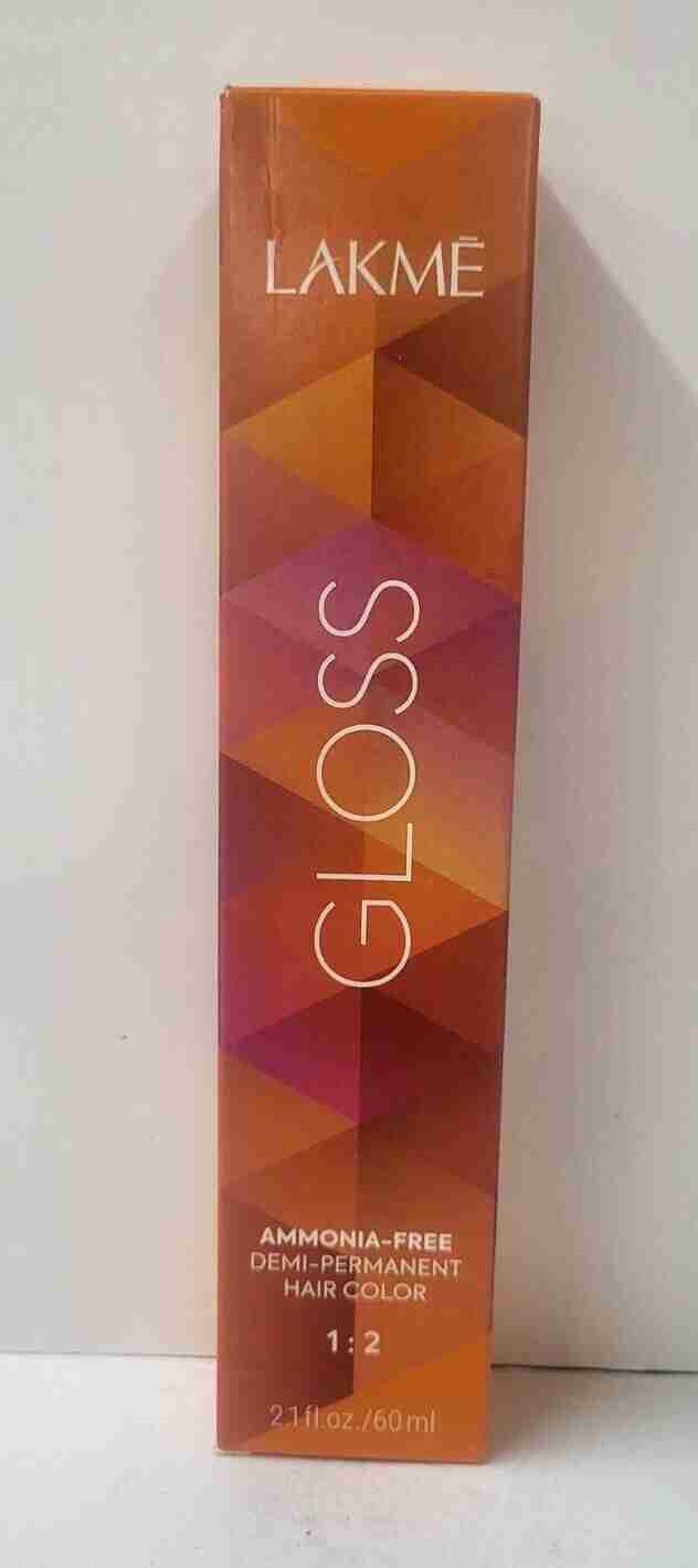 NEW LAKME GLOSS AMMONIA-FREE DEMI PERMANENT HAIR COLOR