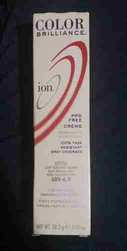 2X ~ Ion COLOR BRILLIANCE 100% Gray Coverage PPD-Free Creme Hair Color ~ 4 fl oz