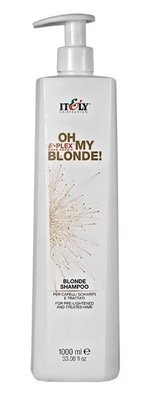 IT&LY Oh My Blonde BLONDE SHAMPOO For Pre-Lightened & Treated Hair ~ 33.81 fl oz