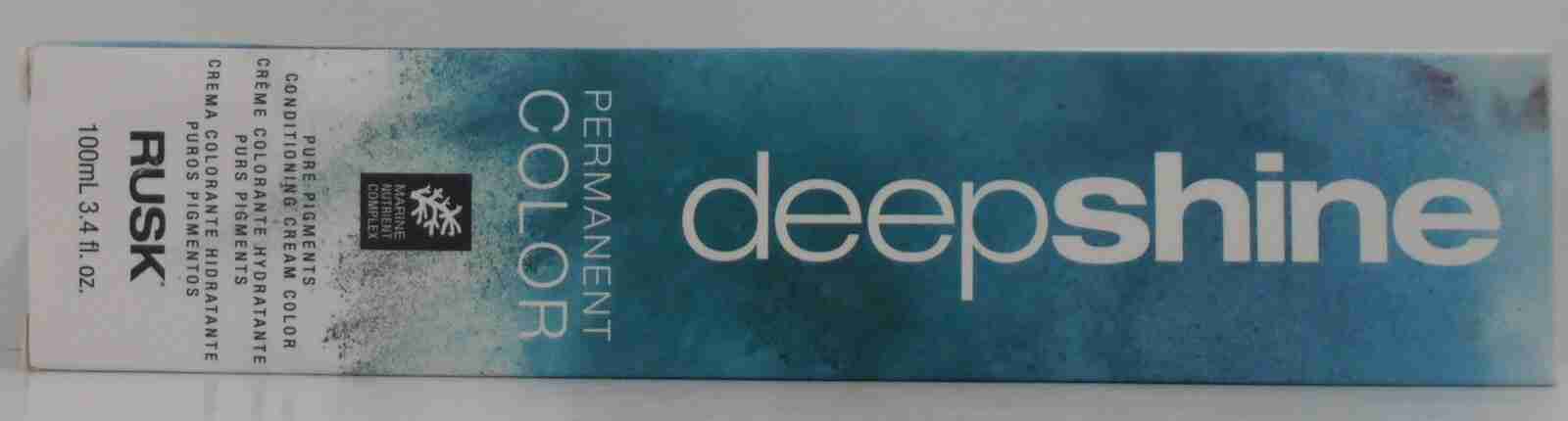 New RUSK DEEP SHINE Permanent PURE PIGMENTS Conditioning Cream Color ~ 3.4 fl oz