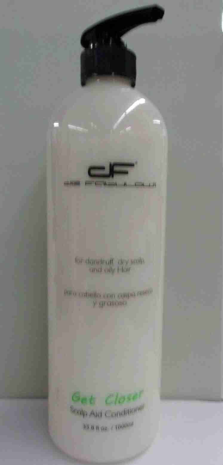 De Fabulous GET CLOSER Scalp Aid Conditioner for Dandruff / Oily Hair ~ 33.8 oz.