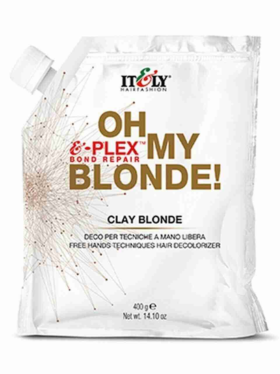 IT&LY Oh My Blonde CLAY LIGHTENER Bond Repair Bleaching Powder ~ 14.10 oz!