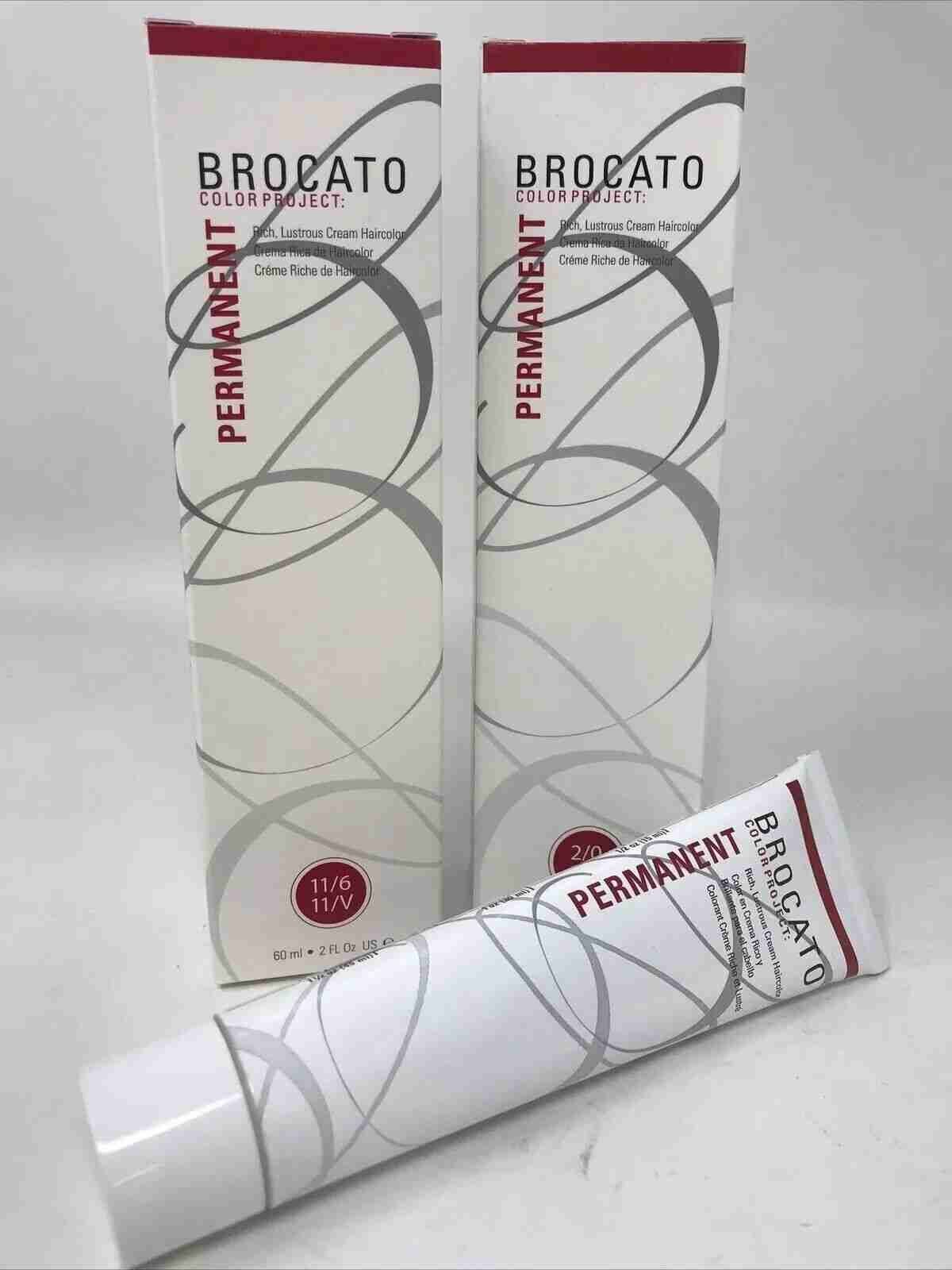 Brocato Color Project Permanent Hair Color 2fl oz New, Sealed - YOU CHOOSE COLOR