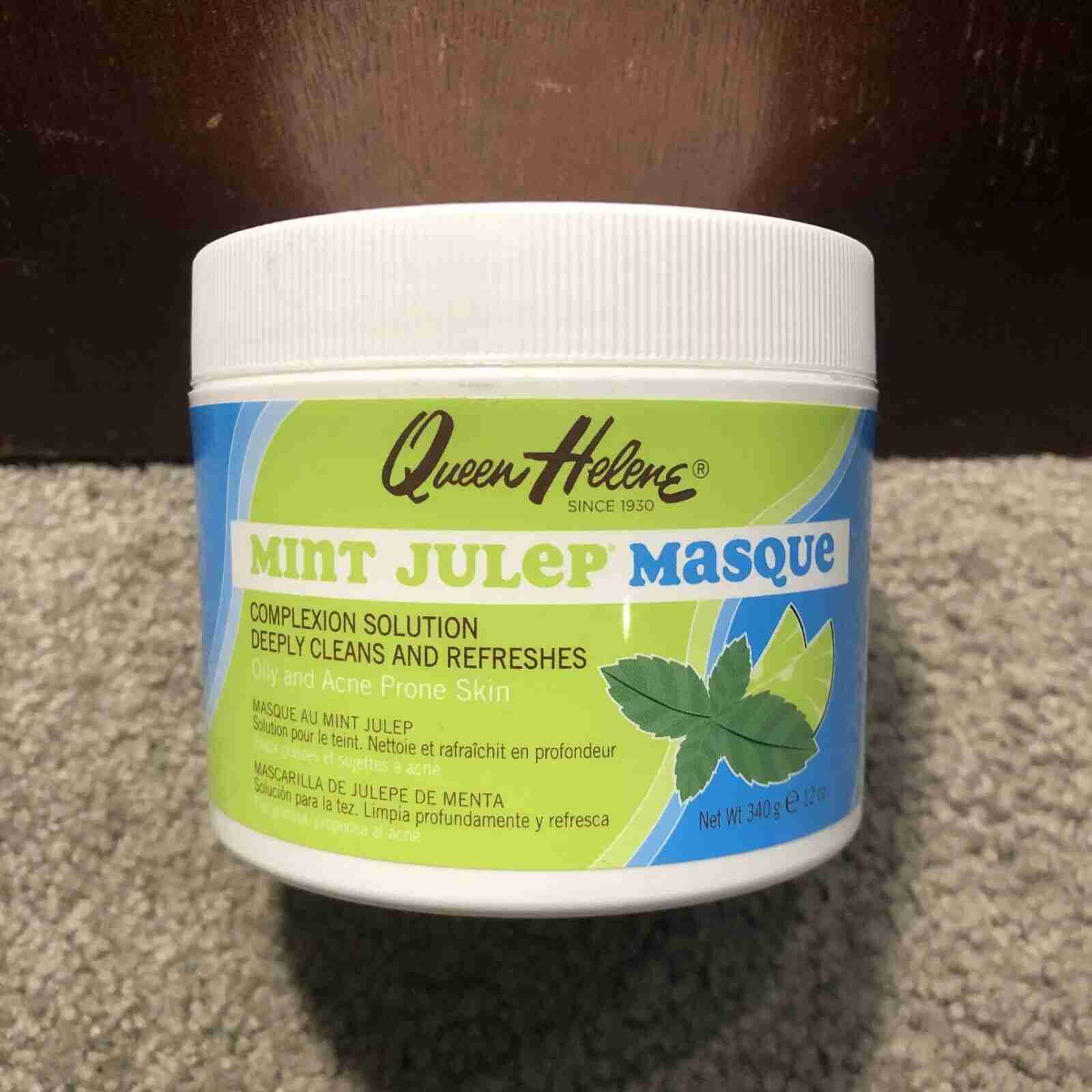 Queen Helene Mint Julep Masque Mask Oily And Acne Prone Skin 12 oz NEW