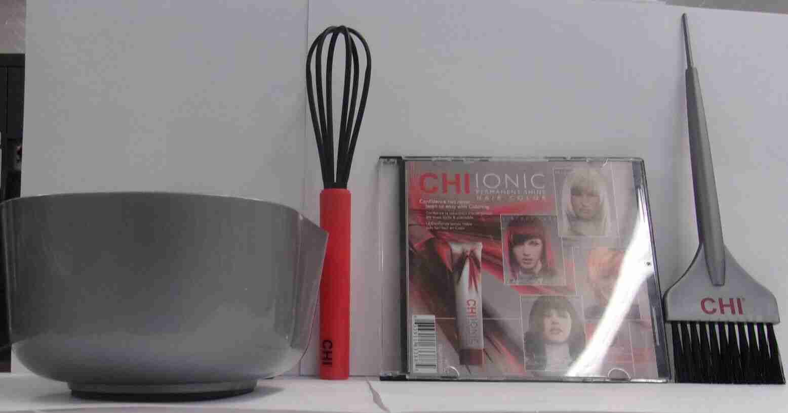 CHI COLOR APPLICATION KIT ~ Bowl, Brush, Key, Whisk, Manual & Instructional DVD!