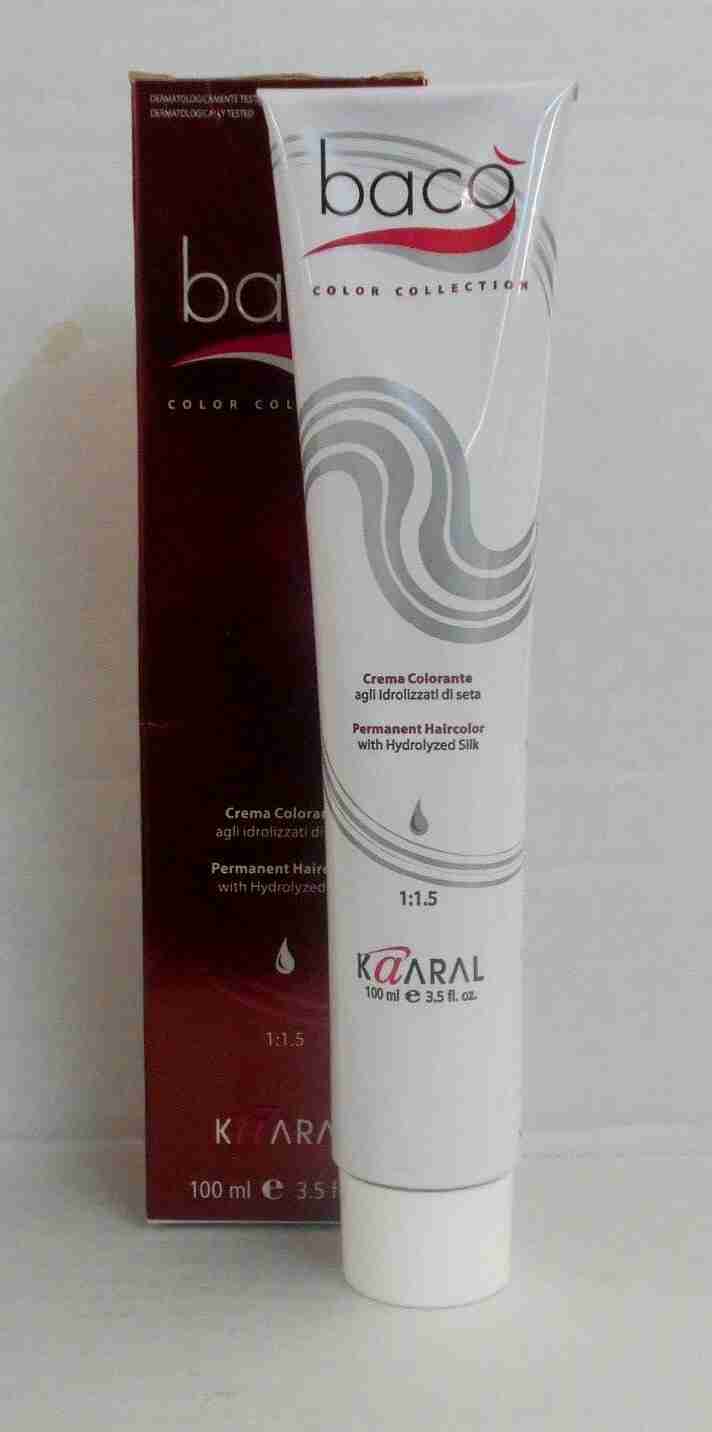 KAARAL BACO Hydrolyzed Silk Protein Permanent Hair Color (7 & Above) 3.5 fl. oz.
