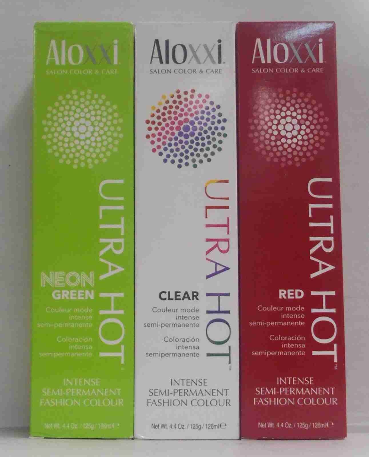 ALOXXI ULTRA HOT Intense Semi-Permanent Fashion Hair Color ~4.4 fl. oz. / 126 ml