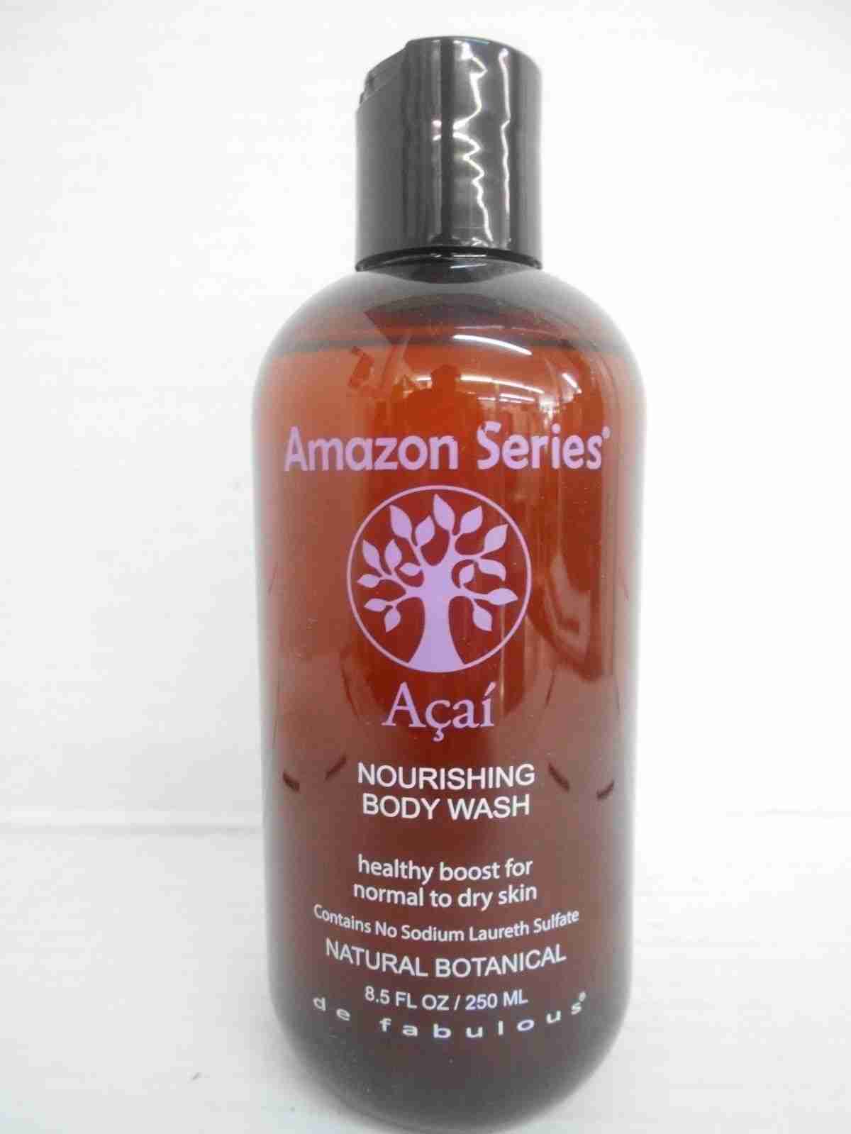 De Fabulous Amazon Series NOURISHING BODY WASH for Normal to Dry Skin ~8.5 fl oz