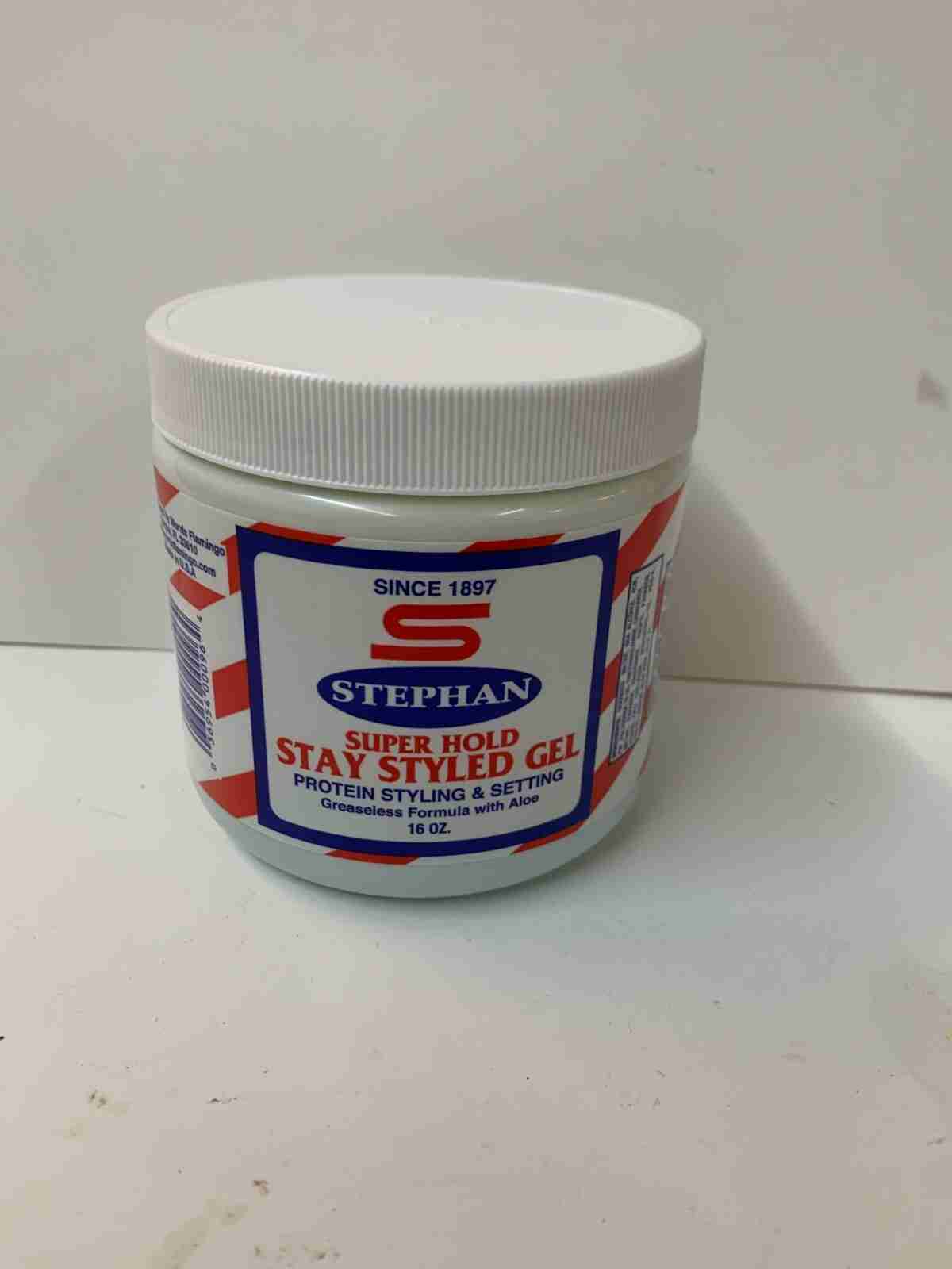 Stephan Super Hold STAY STYLED GEL 16oz