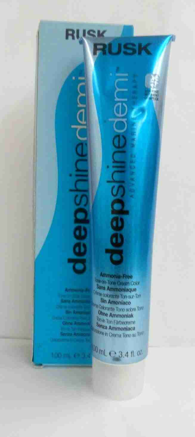 RUSK DEEP SHINE DEMI Professional Ammonia Free Tone On Tone Hair Color ~3.4 oz.