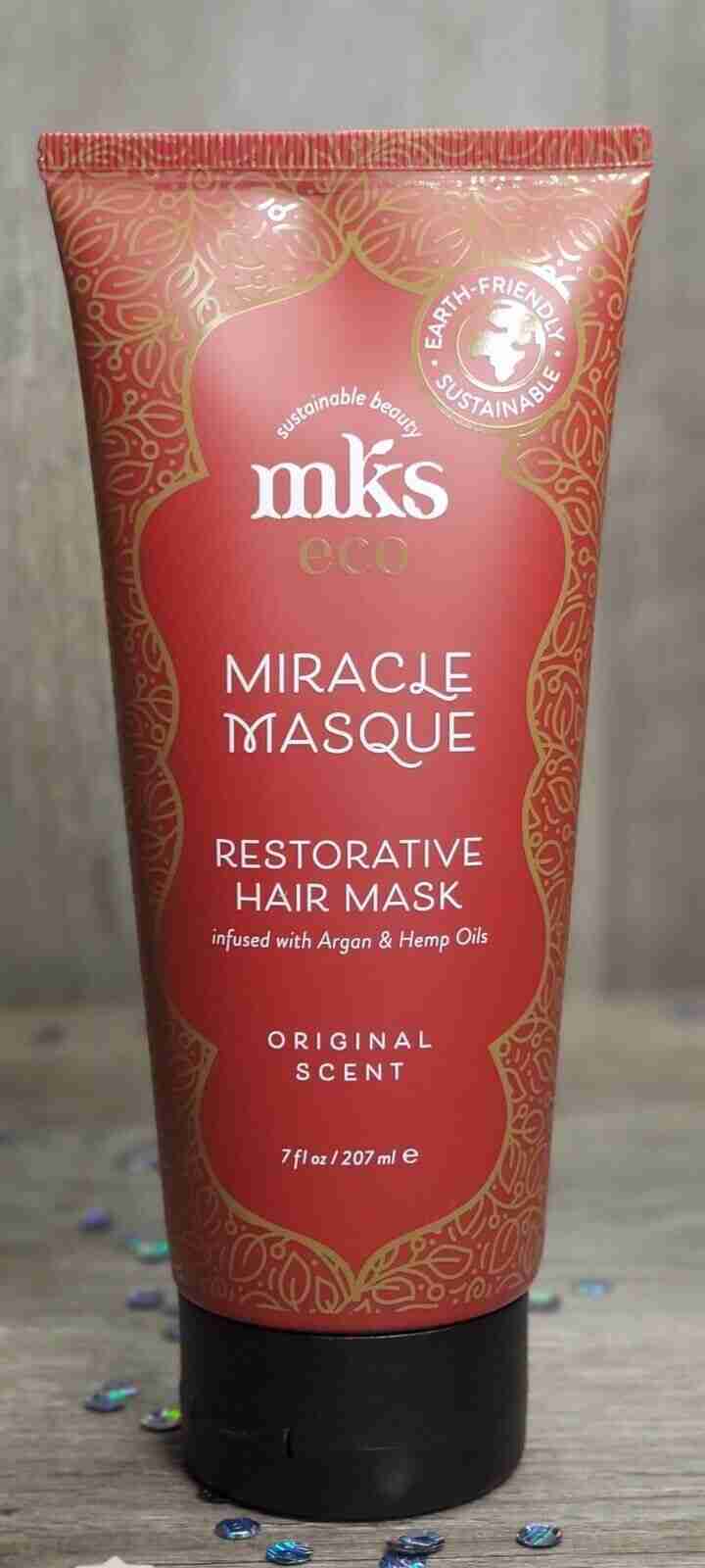 Marrakesh MKS eco MIRACLE MASQUE Restorative Hair Mask Original Scent ~7 fl. oz.