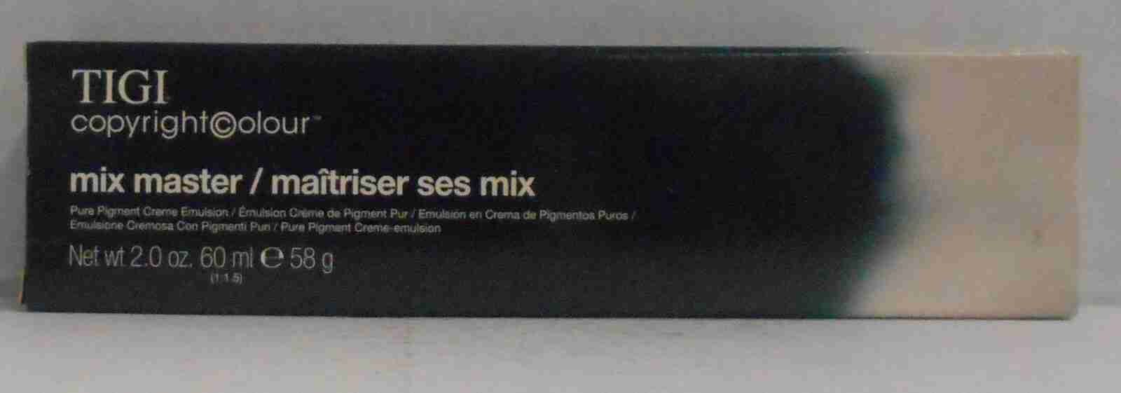 TIGI COPYRIGHT MIX MASTER@ COLOUR Pure Pigment Hair Color Creme ~ 2.0 fl. oz.!!