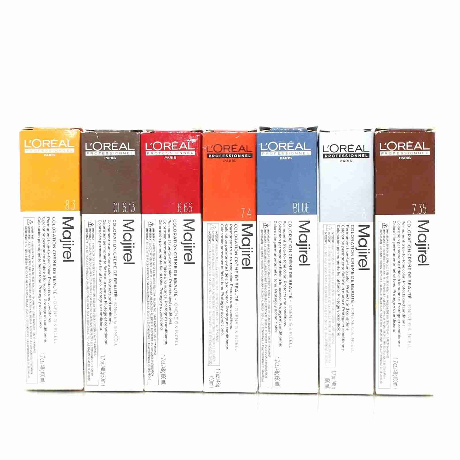 New Pkg Loreal' MAJIREL Coloration Permanent Hair Color with Ionene ~ 1.7 oz.