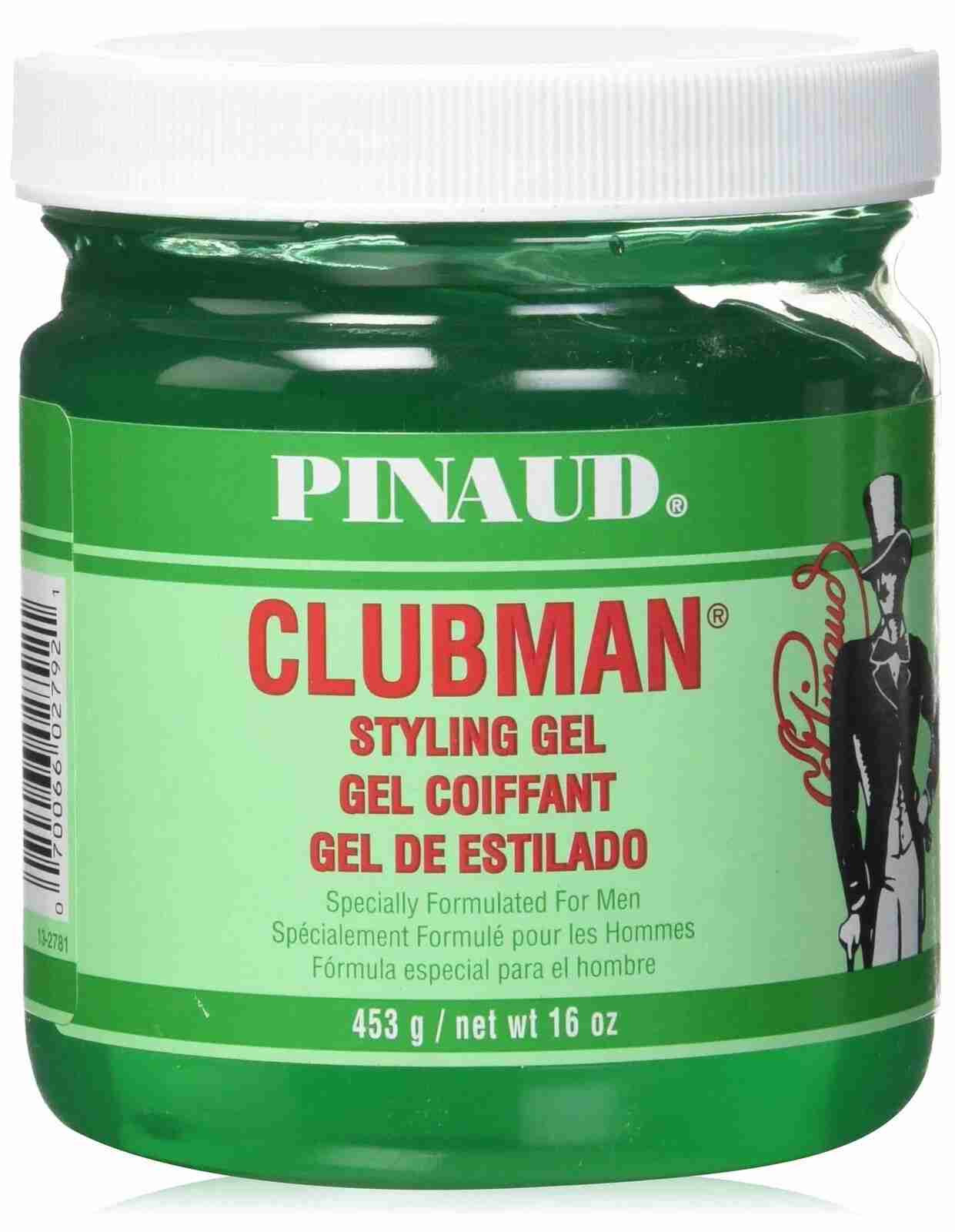 Clubman Pinaud  Styling Gel Specially Formulated For Men 16 Ounce