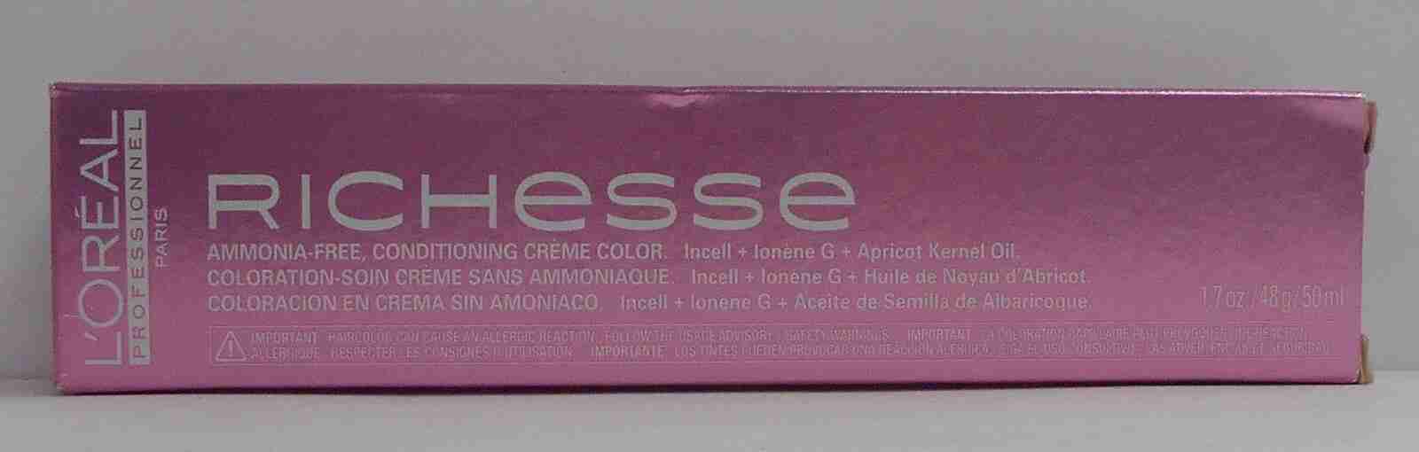 Original LOREAL RICHESSE INCELL Ammonia Free Hair Color Cream  ~ 1.7 fl. oz.!!