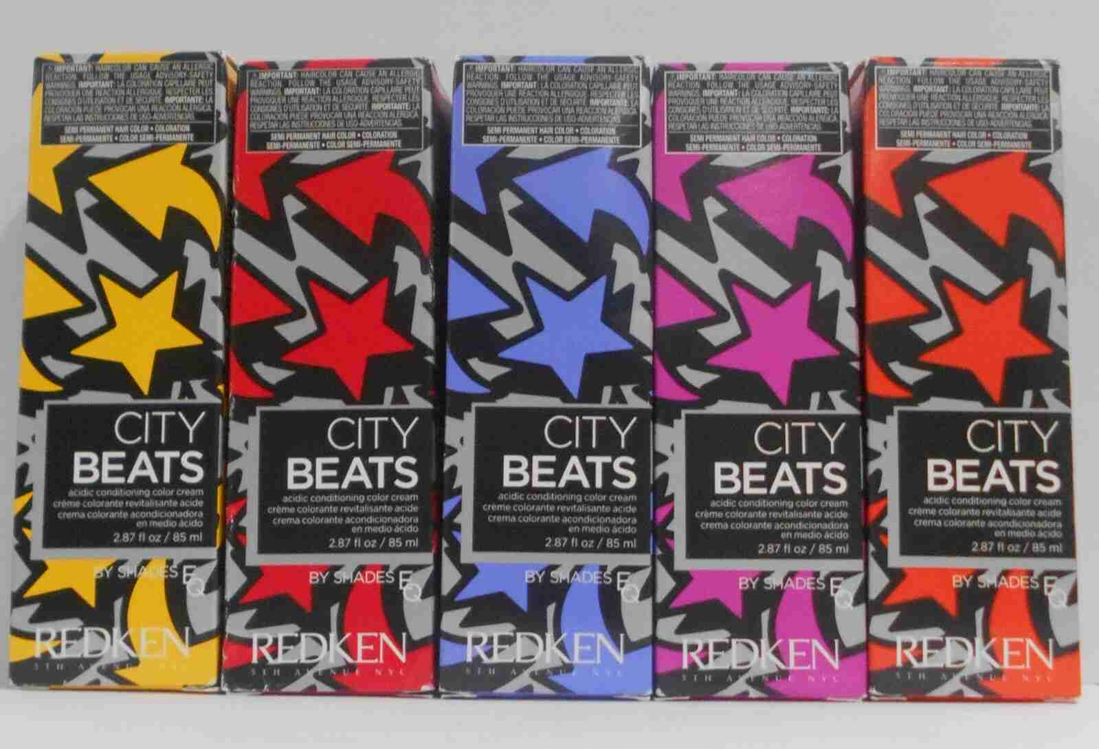 REDKEN CITY BEATS Acidic Semi- Permanent Conditioning Color Cream ~ 2.87 fl. oz.