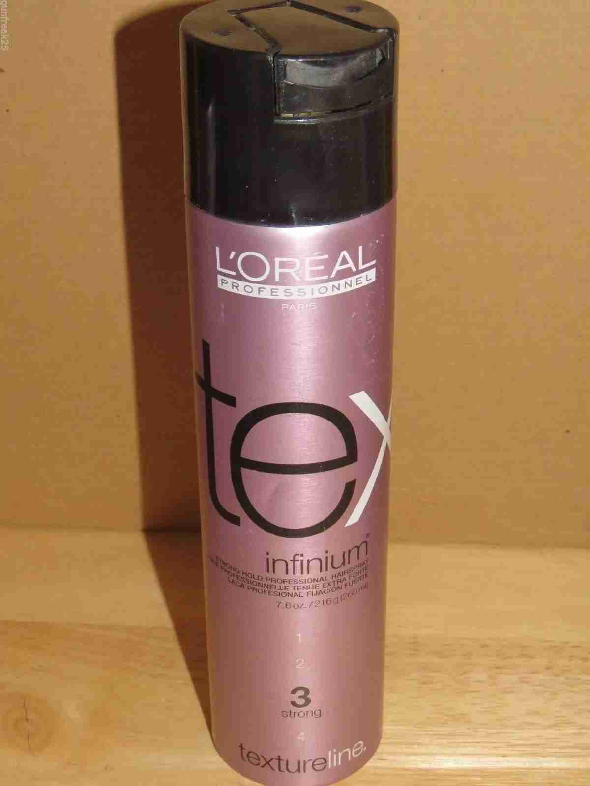 L'Oreal TEX Textureline Infinium #3 Strong Hold Professional Hairspray 7.6oz