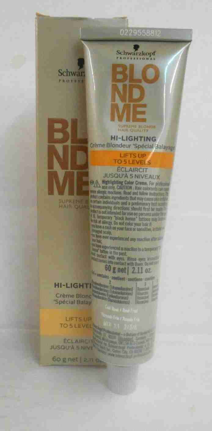 Schwarzkopf BLOND ME HI-LIGHTING Hair Color (Buy 4 Tubes; Get 2 FREE)  2.11 oz!!