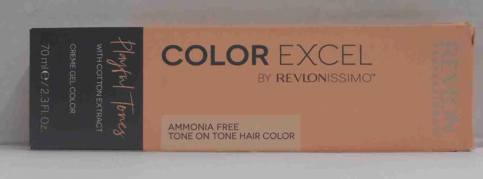 REVLON Revlonissimo COLOR EXCEL Ammonia Free Playful Tones Cotton Extract 2.3 oz