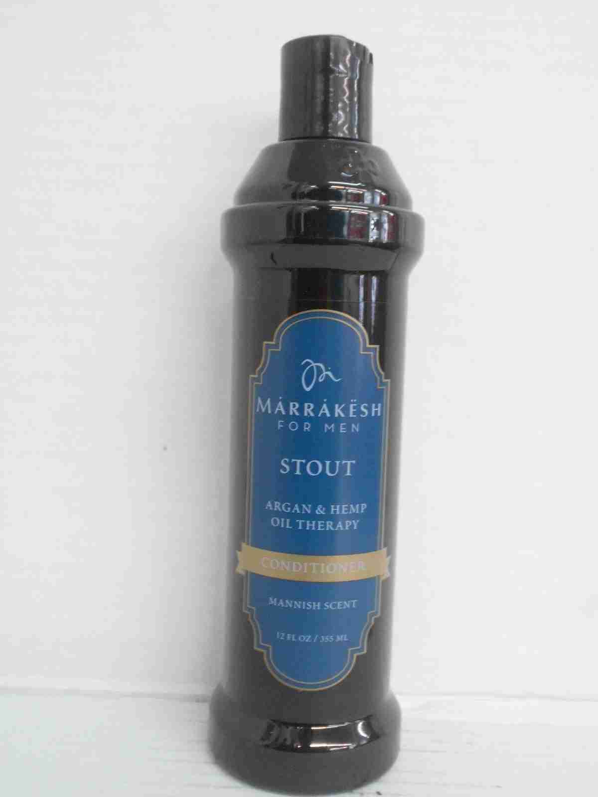 MARRAKESH FOR MEN ~ STOUT Argan & Hemp Oil Therapy CONDITIONER ~ 12 fl. oz.!!