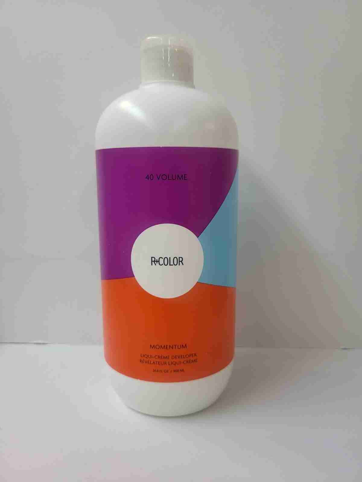 R+COLOR MOMENTUM 40 VOLUME ~ LIQUI-CREME DEVELOPER ~ 30.4 fl. oz.  Bottle