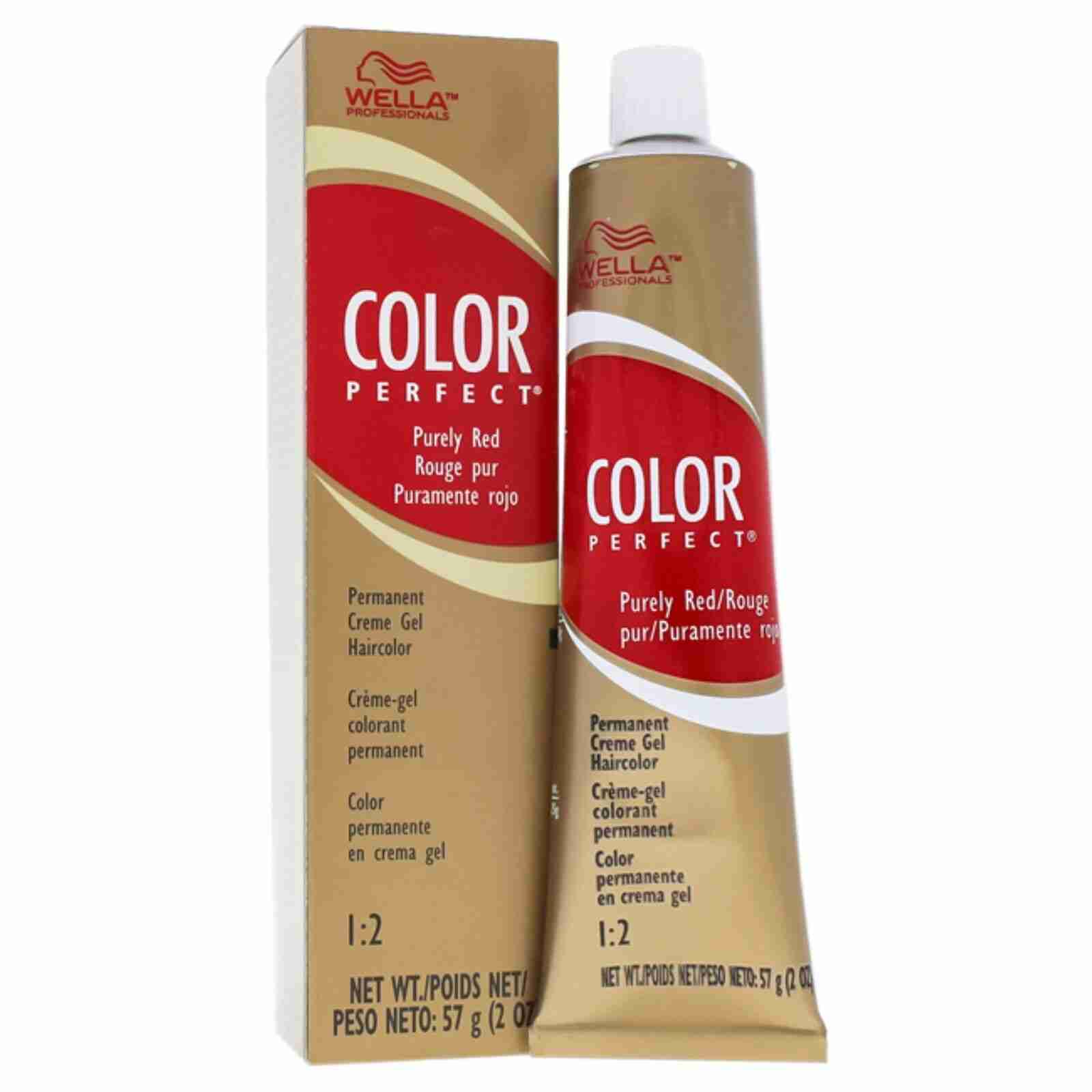 Wella COLOR PERFECT Permanent Creme Gel Hair Color ~ 2 oz. ~BUY 4 & Get 2 FREE!!