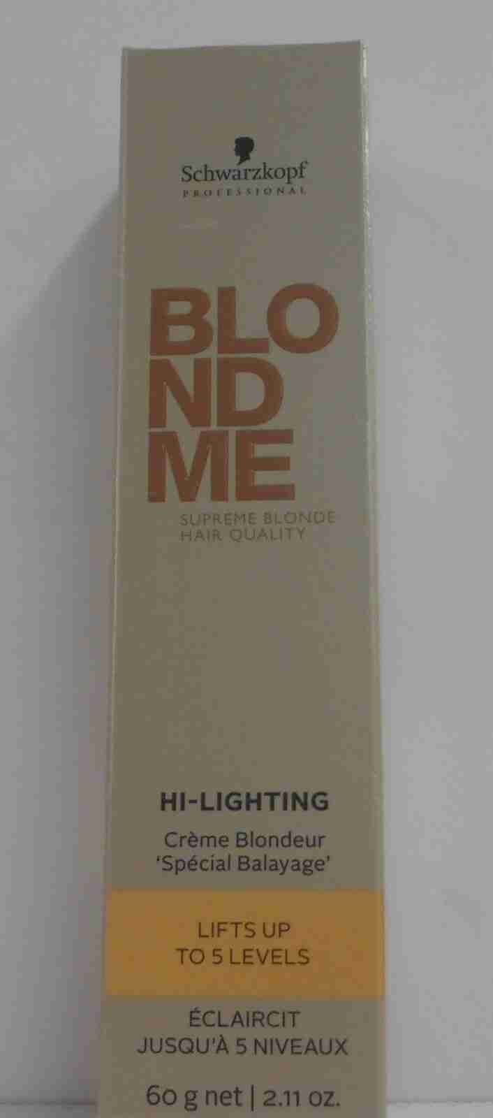 Schwarzkopf BLOND ME HI-LIGHTING Hair Color with Liquid Keratin ~2.11 oz / 60 ml
