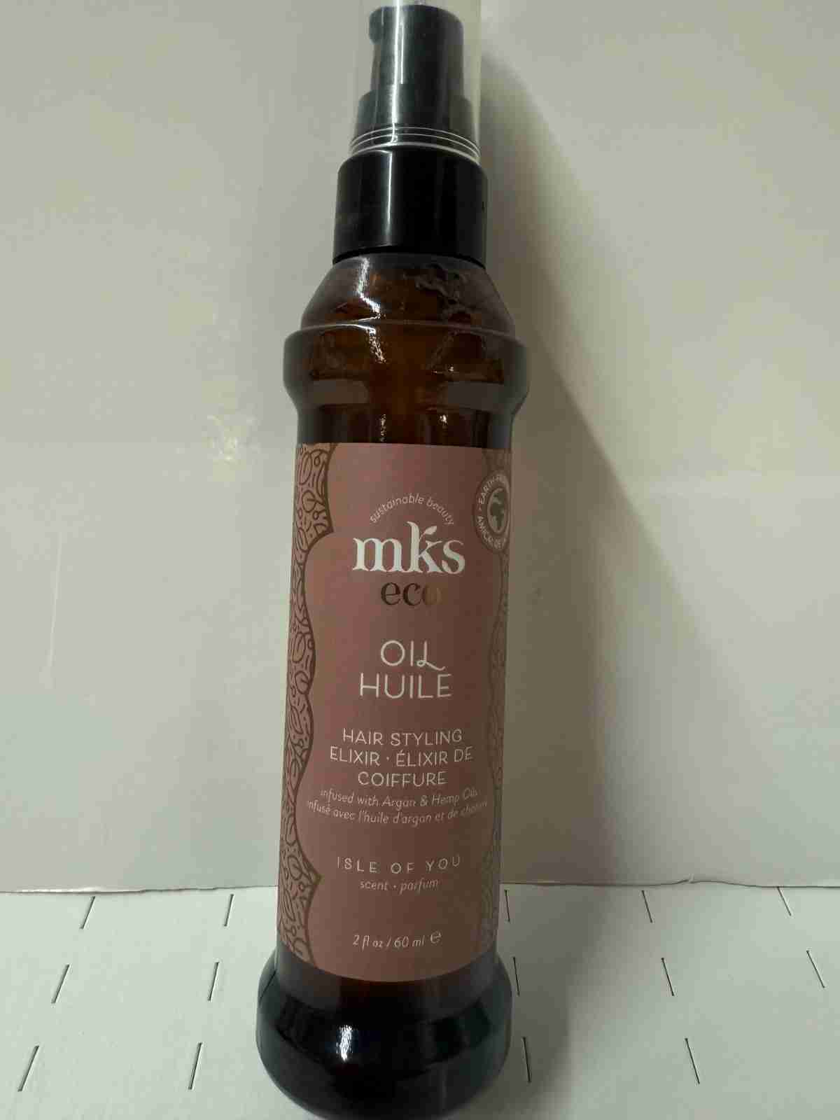 Marrakesh MKS eco Hair Styling oil Elixir ISLE OF YOU SCENT For Hair ~ 2 fl. oz.