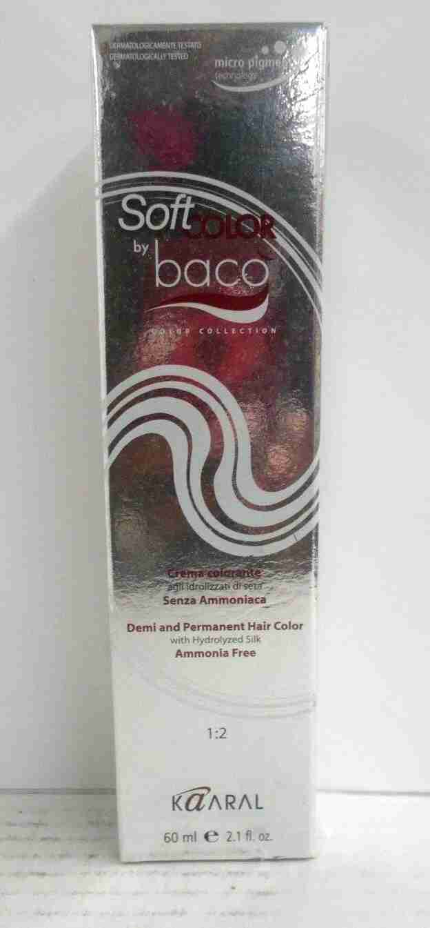 Kaaral SOFT BACO Demi-Permanent Ammonia Free Hair Color ~ 2.1 fl oz (Silver Box)