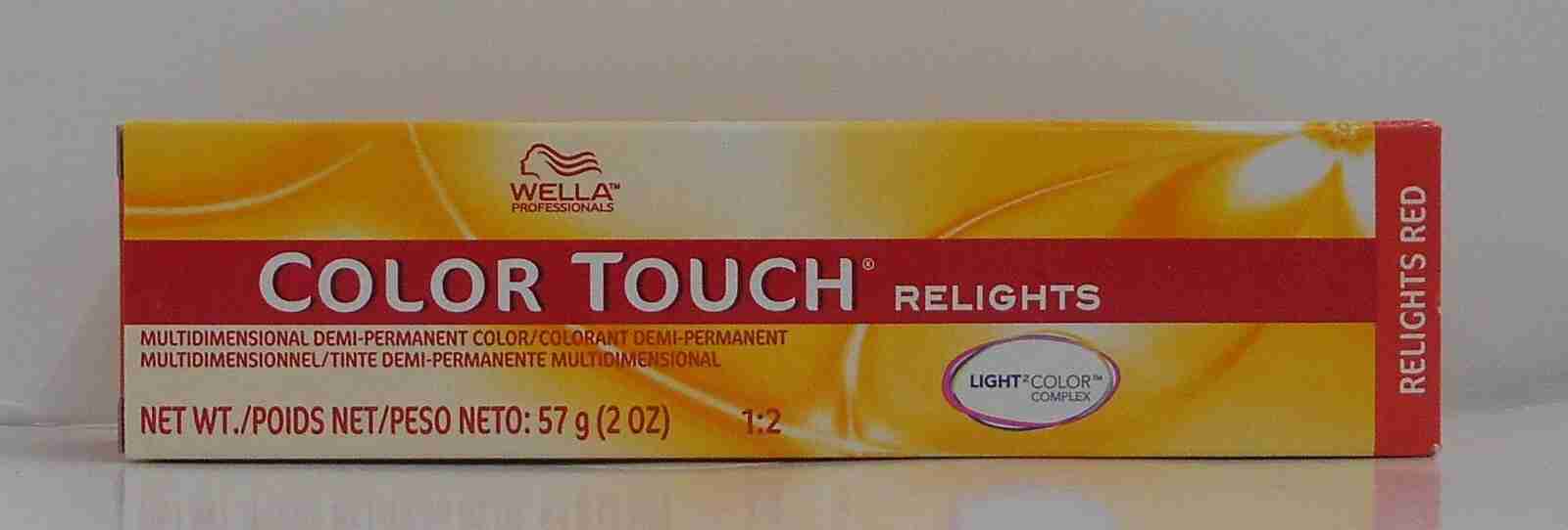 WELLA COLOR TOUCH RELIGHTS Professional Demi-Permanent Hair Color ~ 2 fl. oz.!!