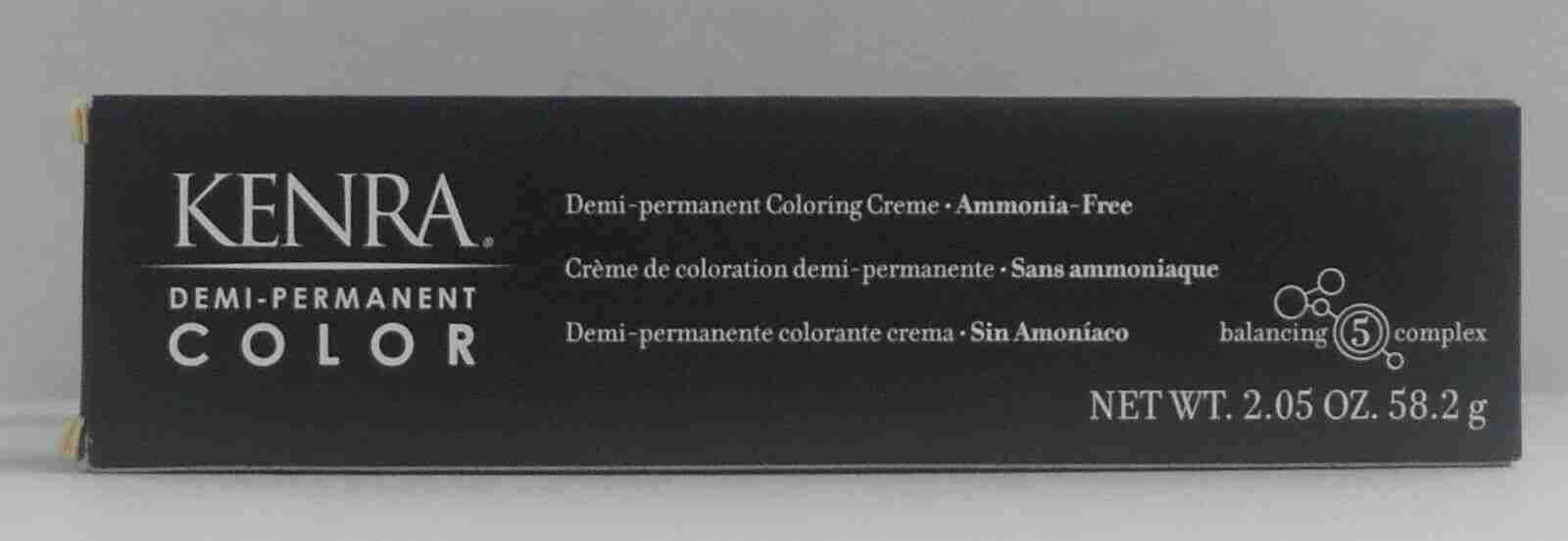 KENRA 5 MIN RAPID TONER Ammonia Free DEMI-PERMANENT Hair Color Cream ~ 2.05 oz
