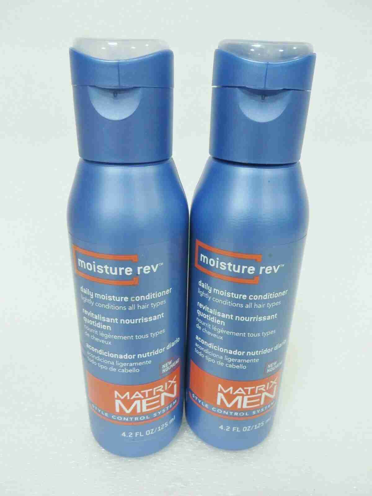 (Lot of 2) ~ Matrix Men MOISTURE REV Daily Moisture Conditioner ~ 4.2 fl. oz.!