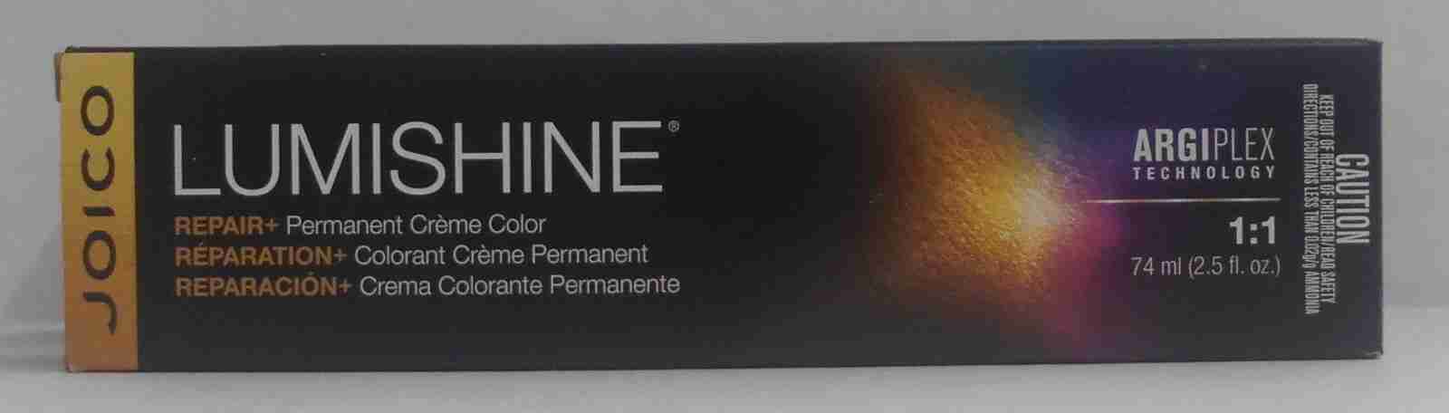 JOICO LUMISHINE Repair+ PERMANENT Professional Creme Hair Color  2.5 fl oz~75 ml