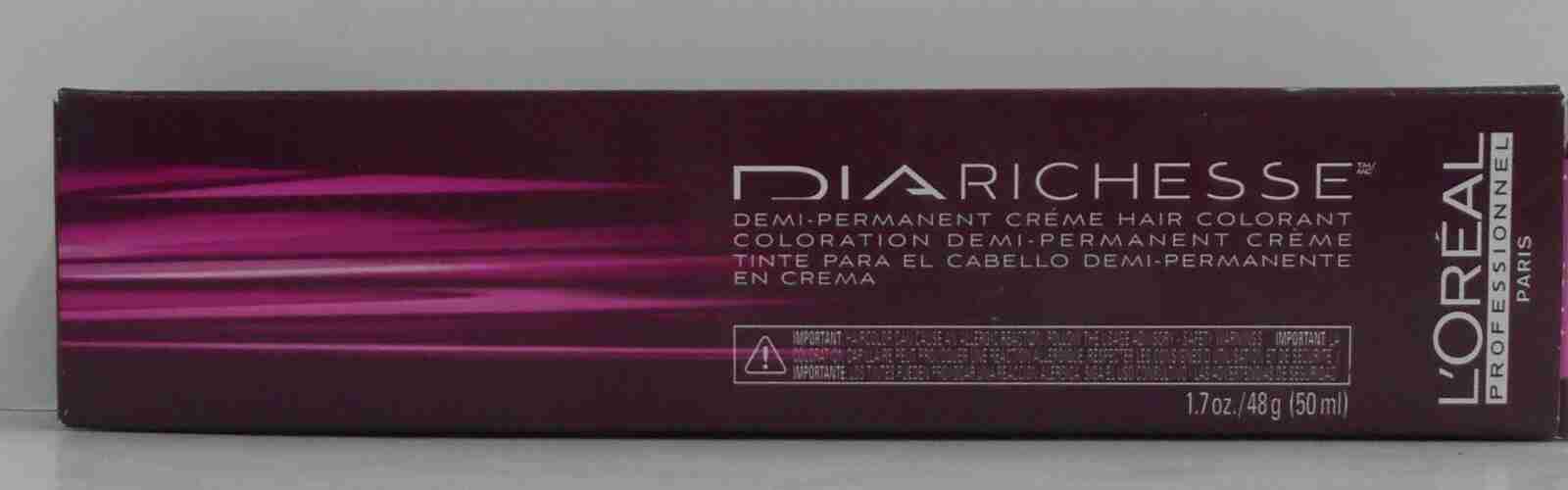 LOREAL DIA RICHESSE Demi-Permanent Professional Hair Color Cream ~ 1.7 oz. Tube!