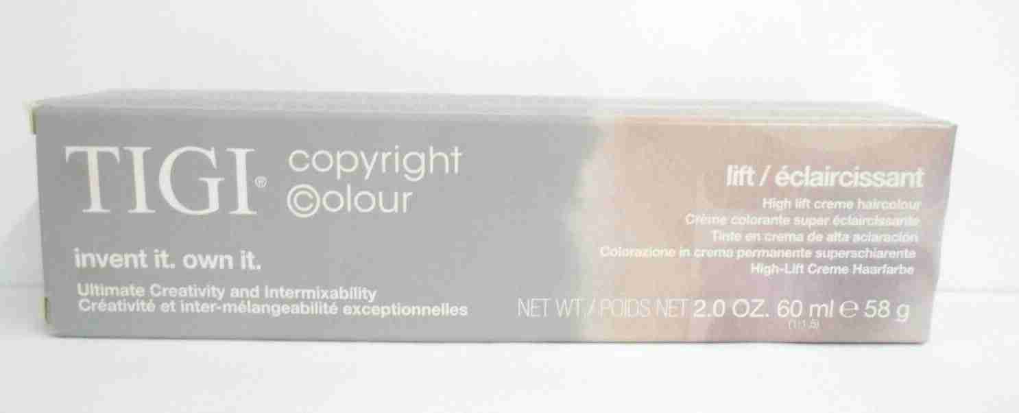 TIGI @ COPYRIGHT COLOUR HIGH LIFT Permanent Creme Hair Color  ~2 fl. oz. / 60 ml