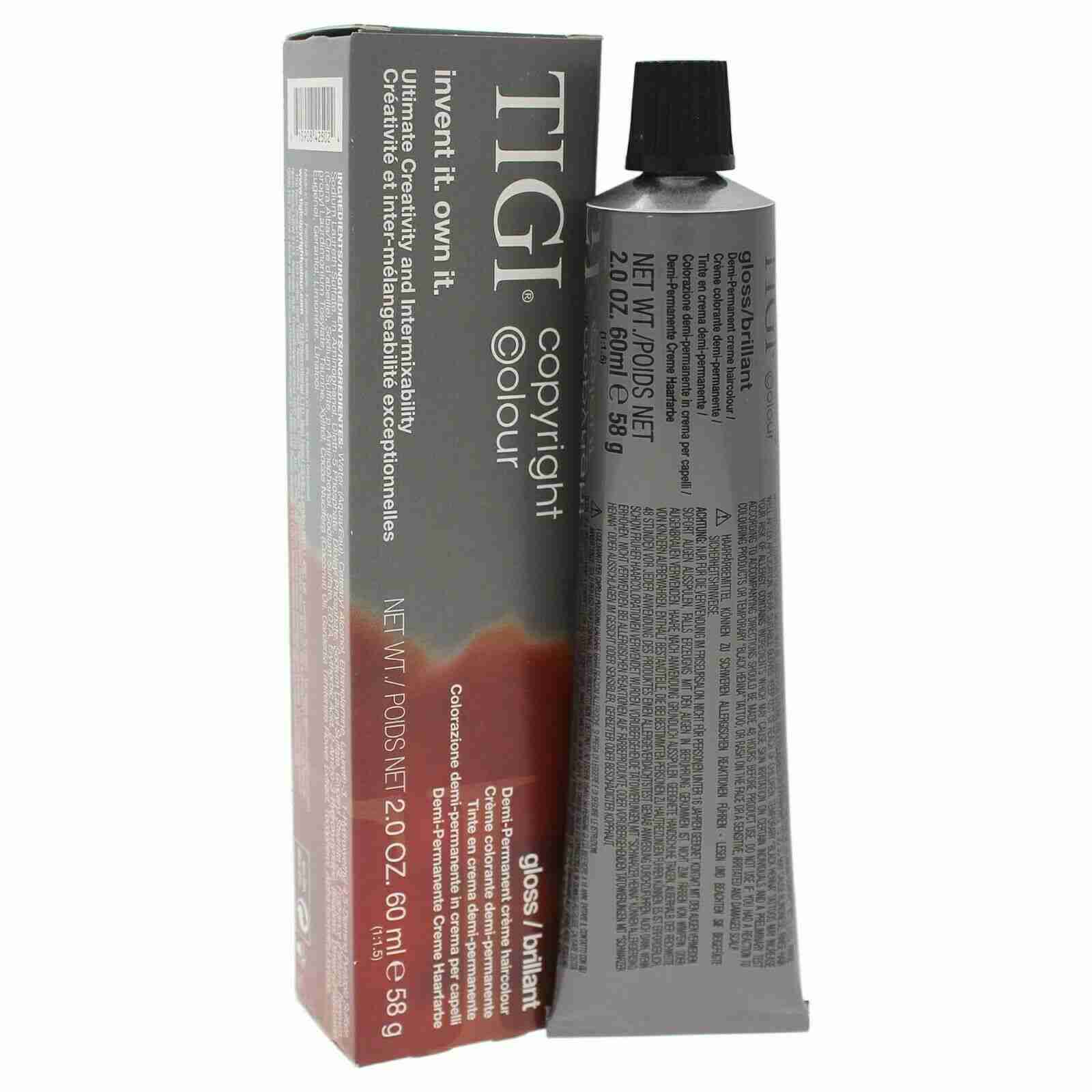 TIGI Copyright GLOSS / BRILLIANT Demi-Permanent Hair Color ~ 2.0 fl. oz.!!