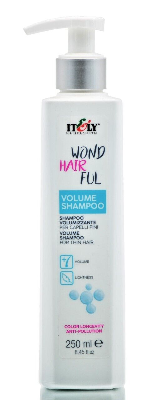IT&LY (ITELY) Wond Hair Ful VOLUME SHAMPOO For Thin / Fine Hair ~ 8.45 fl. oz.