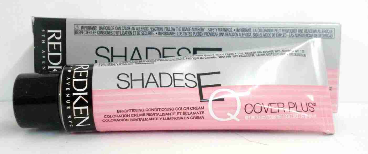 Redken SHADES EQ COVER PLUS Brightening Conditioning Hair Color Cream ~2.1 fl oz