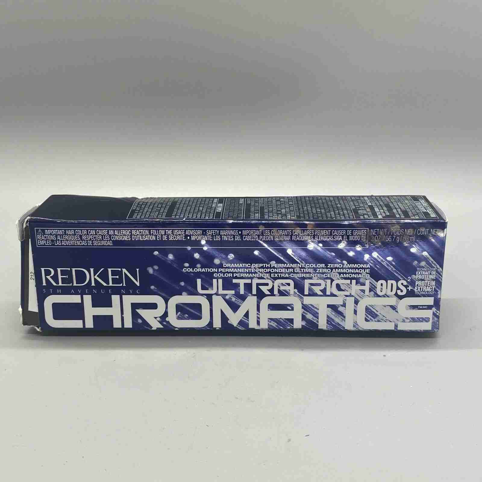 Redken ULTRA RICH CHROMATICS Zero Ammonia ODS+ Permanent Hair Color ~ 2 fl. oz.