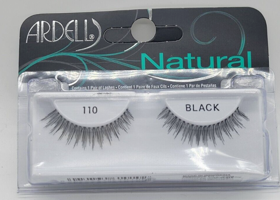 Lot of 4 Pkts ~ ARDELL Professional Natural 110 BLACK / NATURAL LASHES