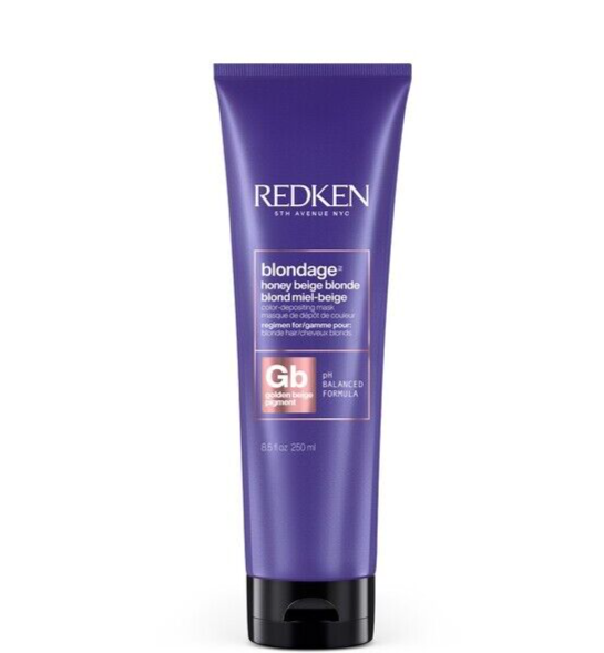 REDKEN BLONDAGE Honey Beige Blonde Color-Depositing Mask ~ Gb Blonde Hair 8.5 oz