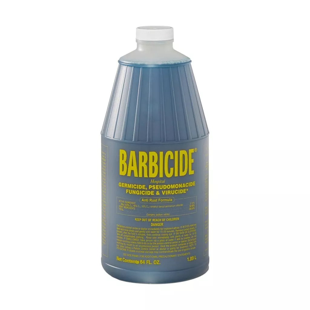 Barbicide Disinfectant Concentrate 64 oz. Anti Rust Formula. Hospital Germicide