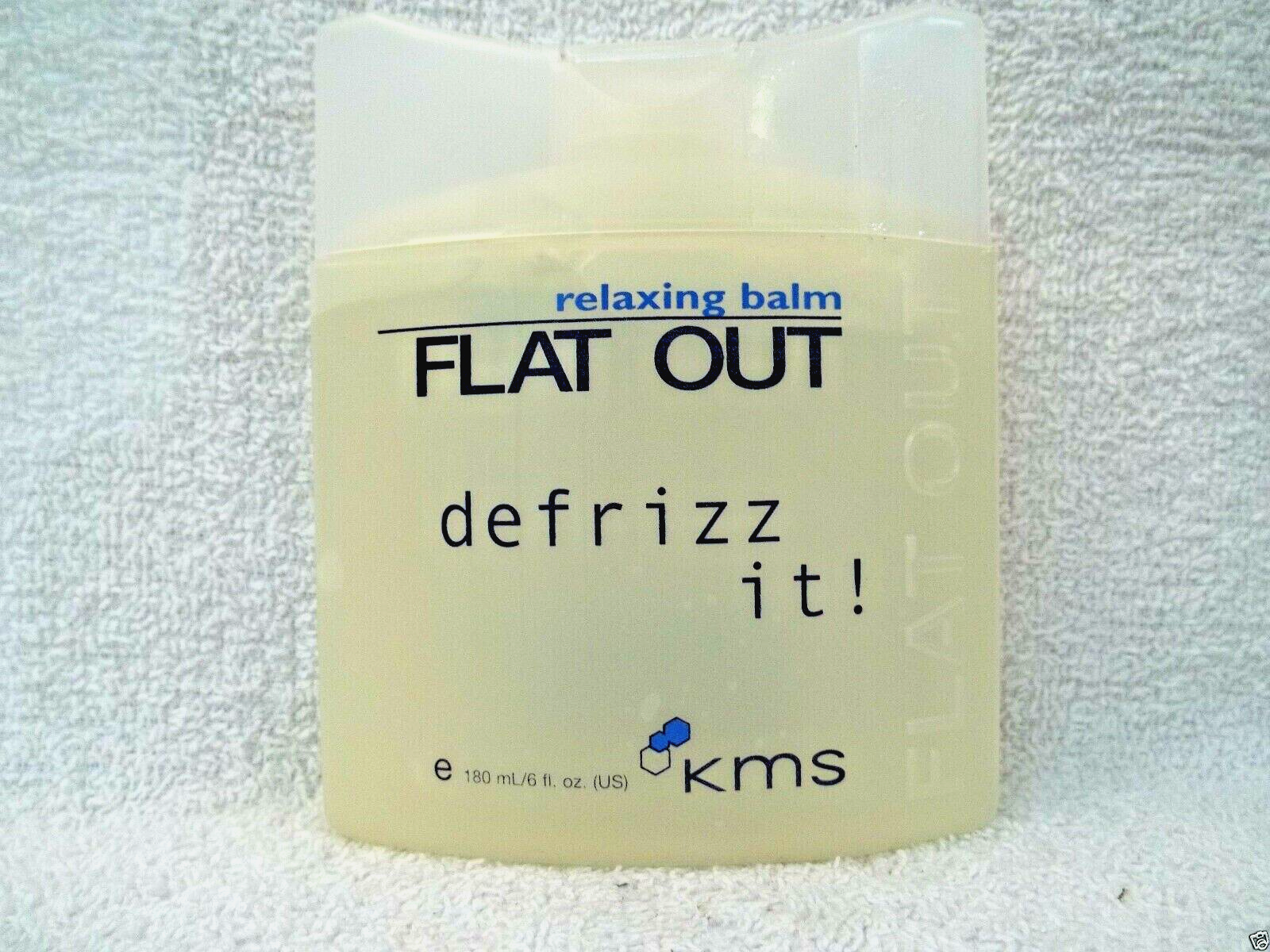 KMS FLAT OUT Original Clear RELAXING BALM DeFrizz It ~ 6 fl. oz. / 180 mL!!