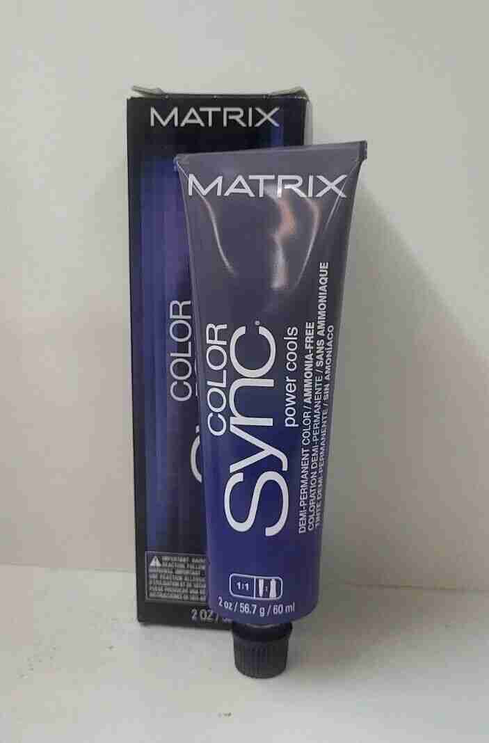MATRIX COLOR SYNC POWER COOLS Demi-Permanent Color Ammonia-Free ~ 2 fl. oz. Tube