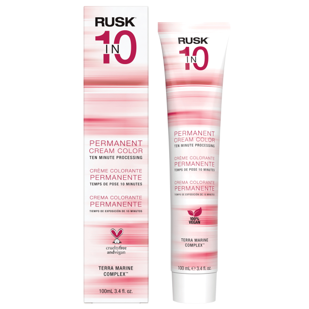 RUSK In 10 Permanent Cream Color 10 Minute Processing ~ 3.4 fl. oz. / 100 ml
