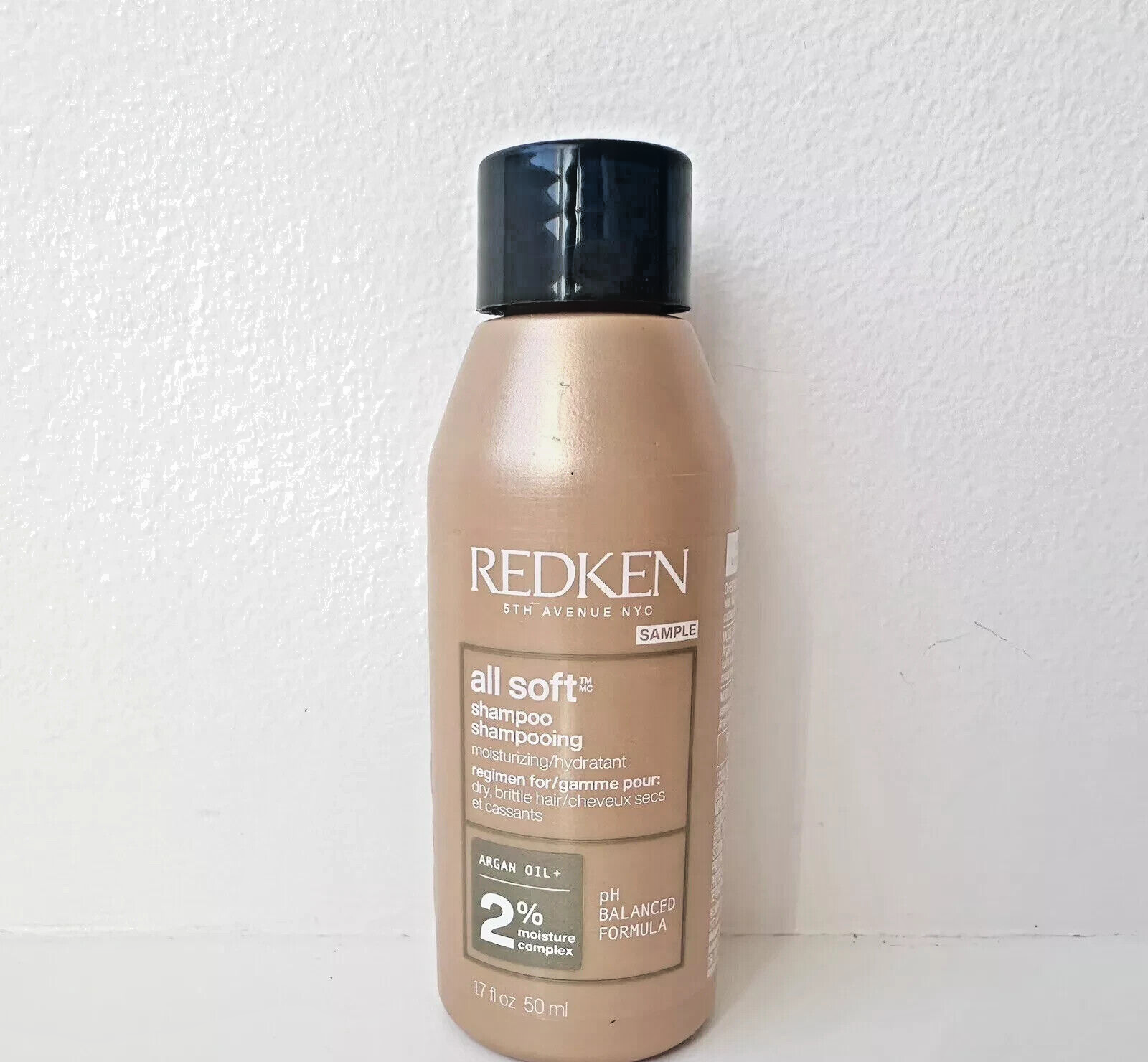 (Lot of 3) REDKEN ALL SOFT Moisturizing Shampoo for Dry, Brittle Hair ~ 1.7 oz.