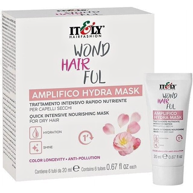 IT&LY Wond Hair Ful AMPLIFICO HYDRA MASK Intense Restoring For Damaged Hair ~6pk